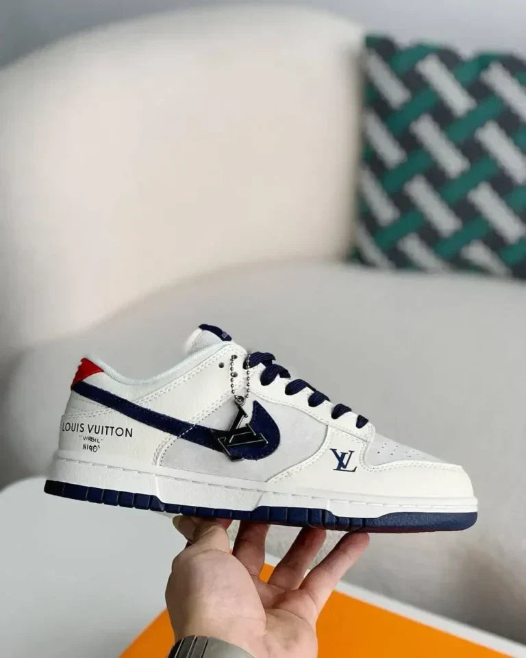 Louis Vuitton x Nike Dunk Low Deep Blue