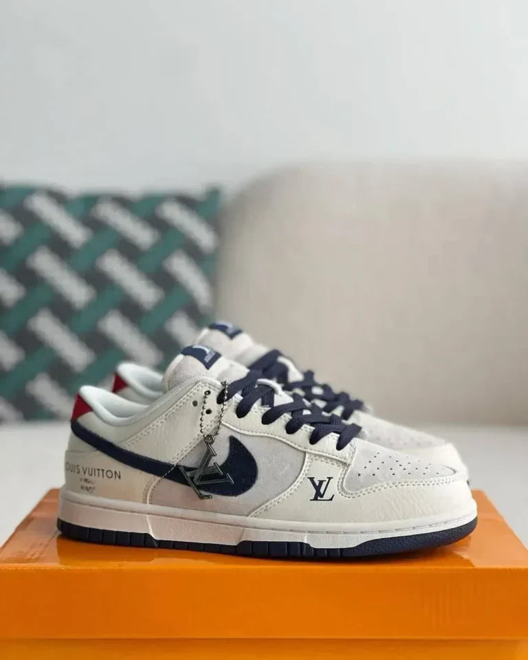 Louis Vuitton x Nike Dunk Low Deep Blue