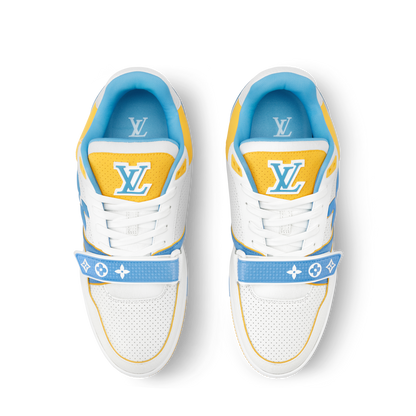 Louis Vuitton LV Trainer Blue Velcro Strap Sneaker