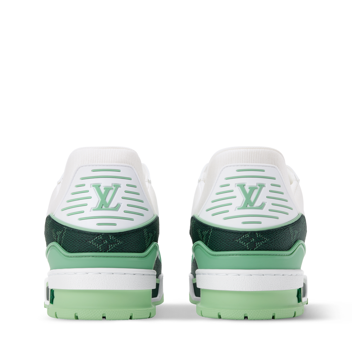 Louis Vuitton LV Trainer Sneaker ‘Denim Monogram green ’