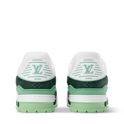 Louis Vuitton LV Trainer Sneaker ‘Denim Monogram green ’