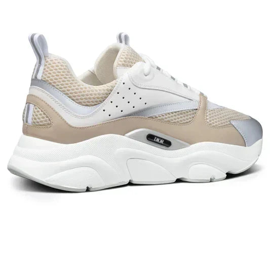 Dior B22 Beige White Calfskin Trainer