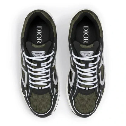 Dior B30 Mesh Deep Green Black Trainer