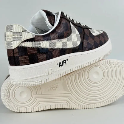 Louis Vuitton x Nike Air Force 1 'Damier Brown/ White'