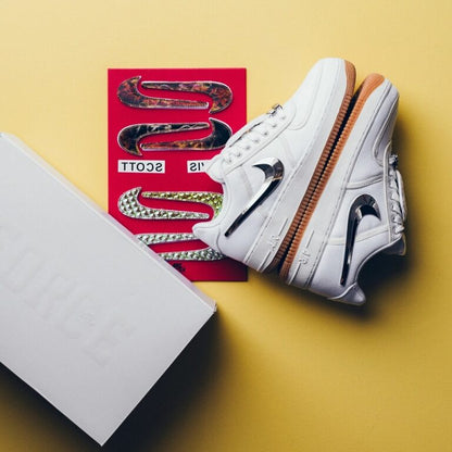 Nike Air Force 1 x Travis Scott Low "Sail" Sneakers